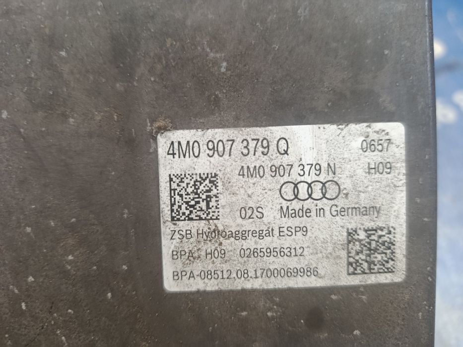 Модуль (блок) ABS Audi Q7 4M Ауди Ку7 4М Ауді Кю Розборка Разборка