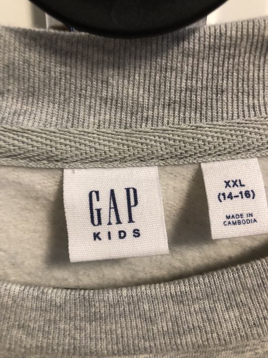 GAP kids 14- 16 lat damska xs szara melanż róż
