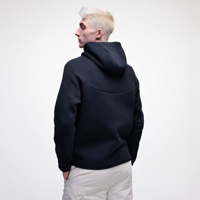 Кофта чоловіча Nike Black Alabama Crimson Tide Tech Fleece Оригінал