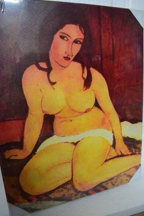 Amadeo Modigliani -Nagość w pozycji siedzącej ,1917