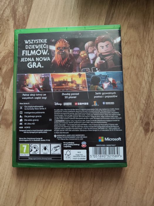 LEGO gwiezdne wojny star wars Skywalkerow saga Xbox one s x series