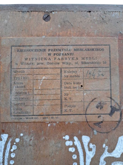 Szafa i komoda do renowacji