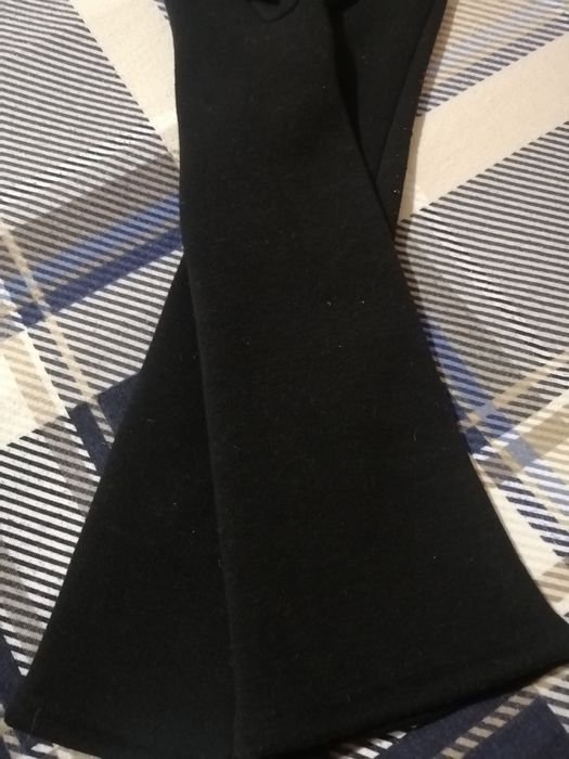 Довгі жіночі рукавиці перчатки на флісі