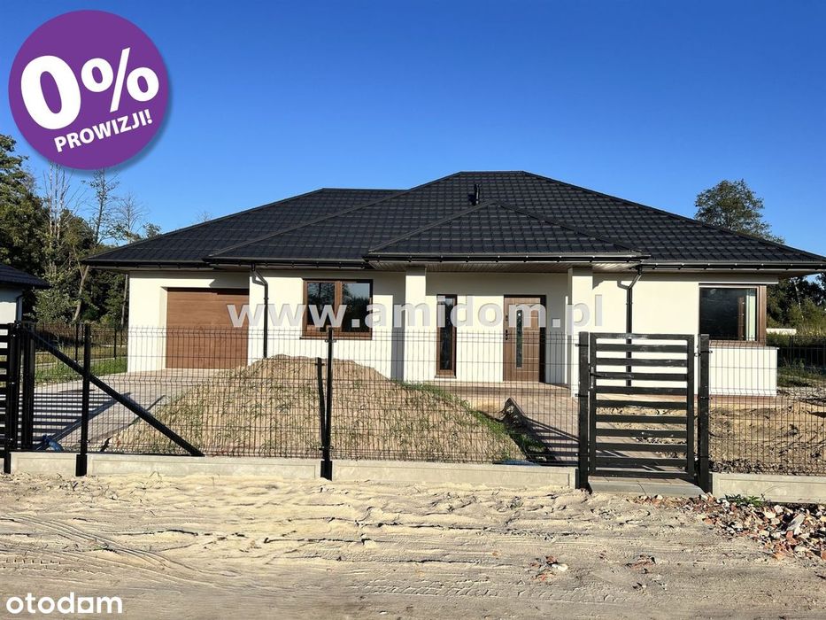 Komfortowy,parterowy dom położony na dużej działc