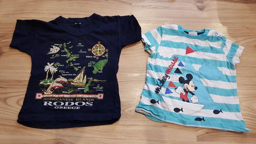 Zestaw koszulek t-Shirt dla chłopca r.80/86