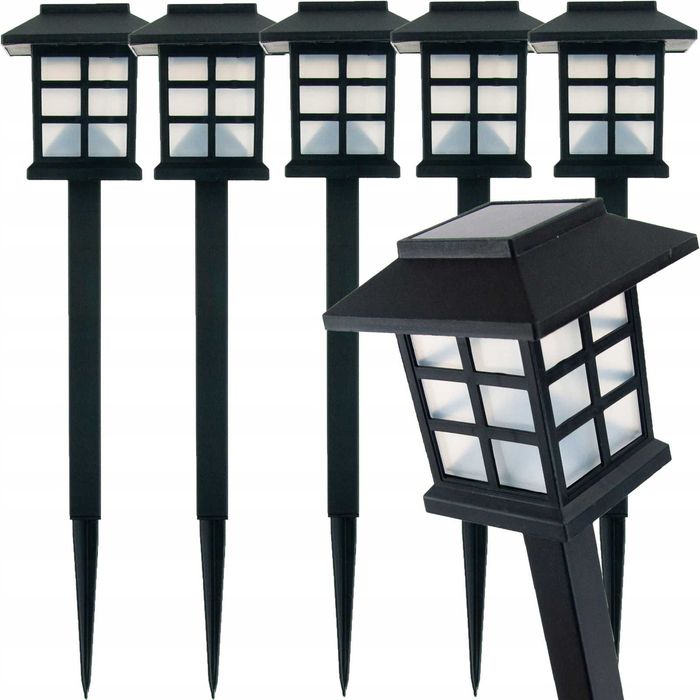 LAMPA SOLARNA LED latarnia ogrodowa lampka 6szt
