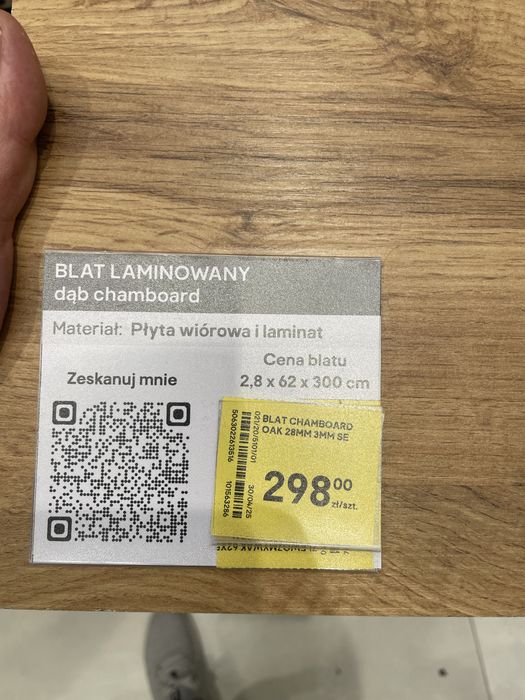 Blat kuchenny dąb chamboard laminowany castorama