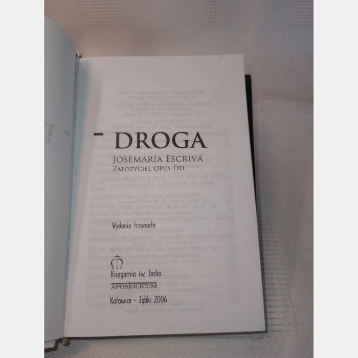 Droga. Josemaria Escriva