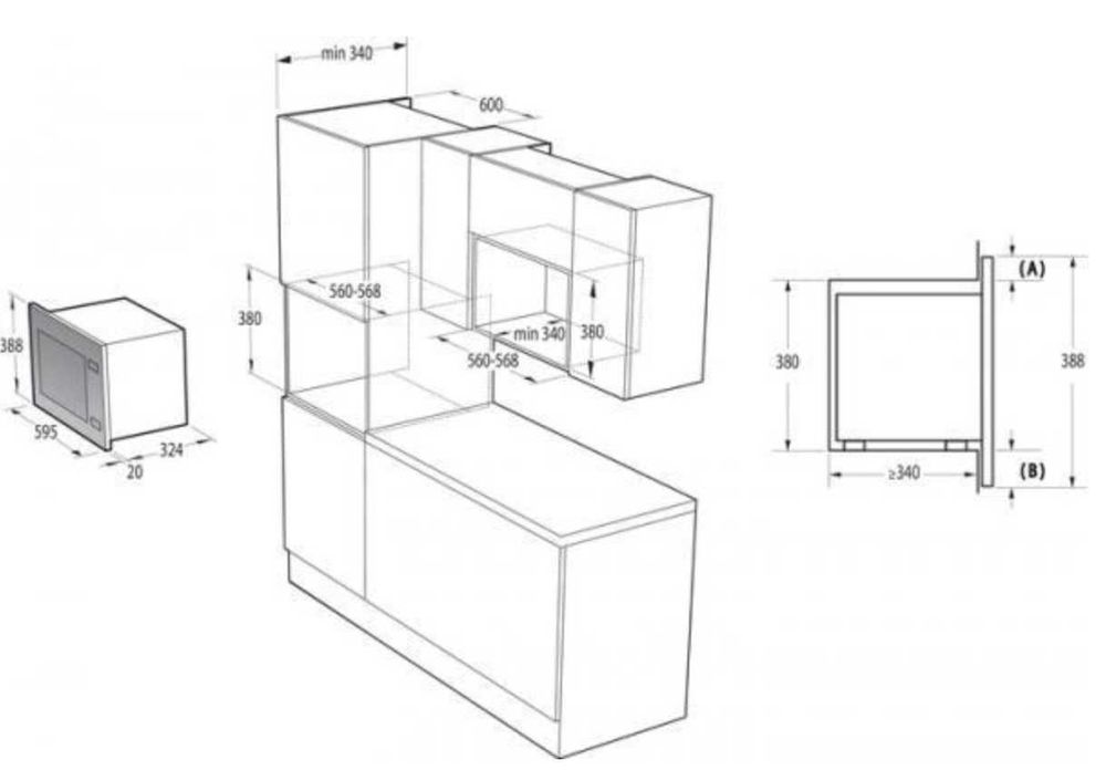 Мікрохвильовка з грилем Gorenje BM201AG1X (Микроволновка с грилем)