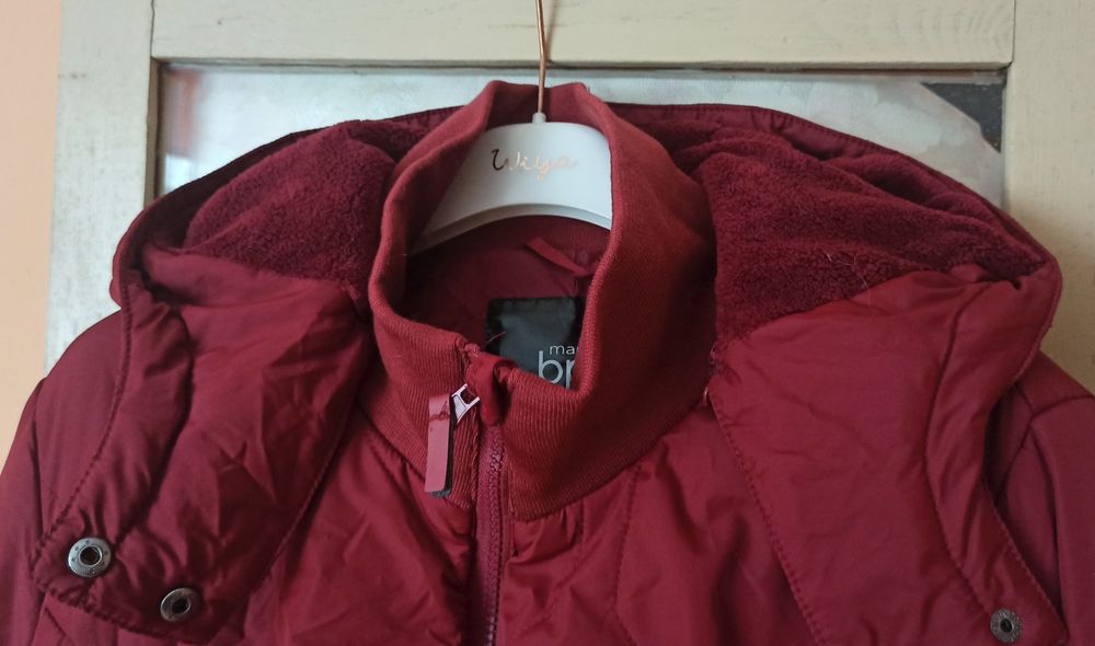 Długa lekka kurtka pikowana