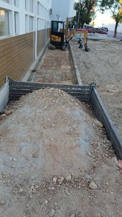 Trabalhol de giratória escavadora para obras de construção civil l
