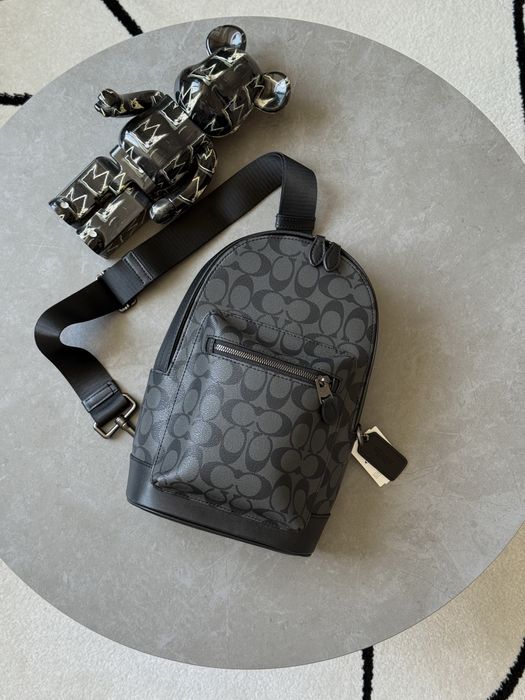 Мужская сумка Coach чоловіча сумка барсетка слінг месенджео клатч