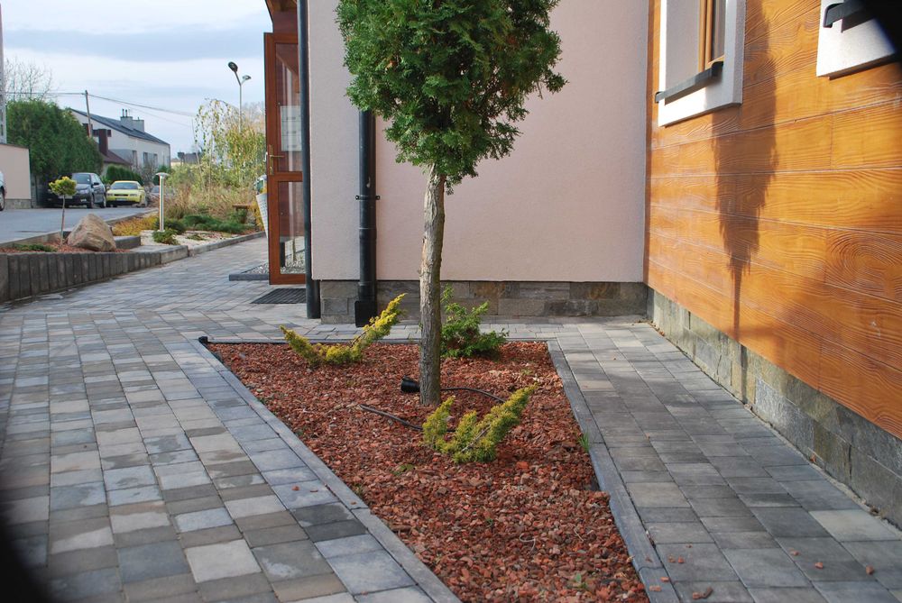 Płytki Łupek Silver Shine naturalny 10x30x0,8-1,3 cm Elewacja Ściana