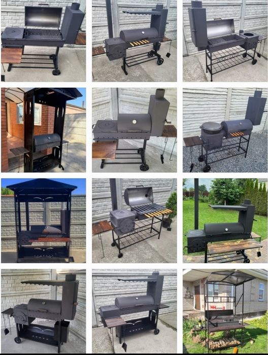 • ХІТ 2026 • Гарантія • Мангал Барбекю з Піччю під Казан / Коптильня