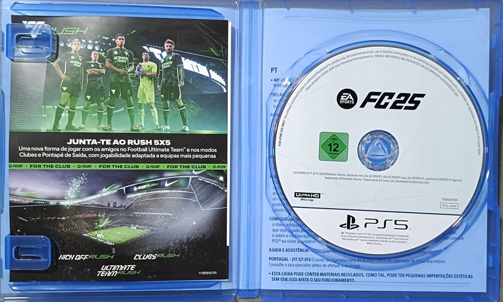 FIFA 25 para PS5 (excelente estado)