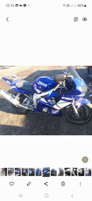 Yamaha R6 yzf 600  czasza kierownica silnik fotel