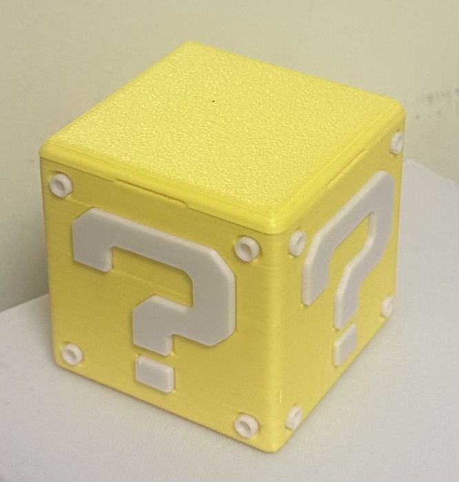 Mario cube Nintendo game stand