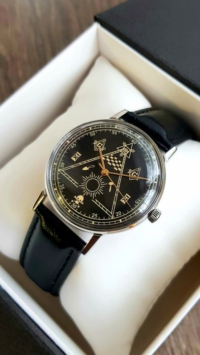 Годинник Луч Полет Масоны Механика СССР Калибр 2209 23 рубиновых камня