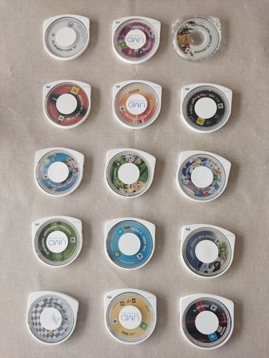 Original PSP games, Invizimals, Marvel, Sonic, God of War, etc.64739412928769123