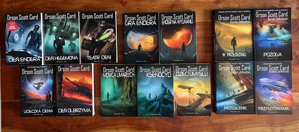 Orson Scott Card Dzieci Umysłu, Mówca Umarłych, Ksenocyd, Przesilenie, Przygotowania