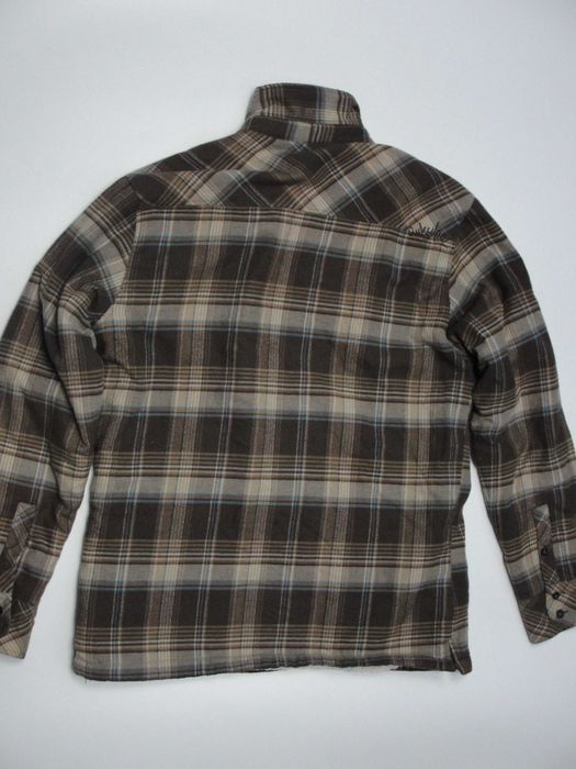 Quiksilver męska kurtka koszulowa w kratę z futerkiem w środku