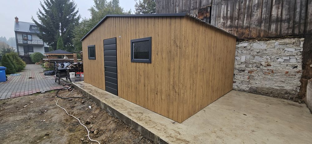 Garaż Drewnopodobny Winchester Hala Wiata Solidna konstrukcja Producen