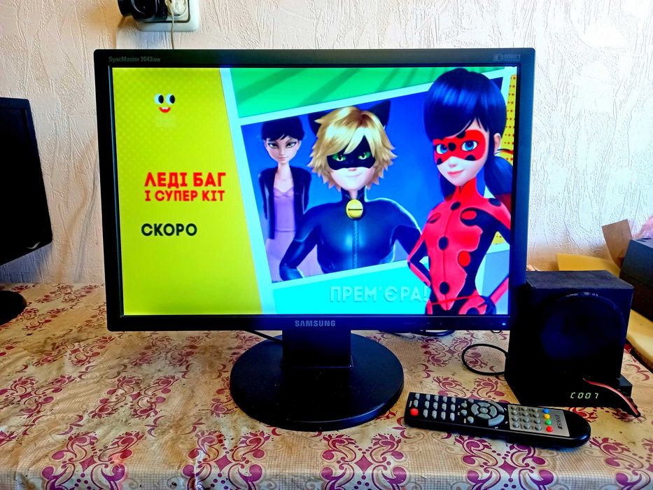 LCD телевизор 20"/22" c Т2 рабочий.