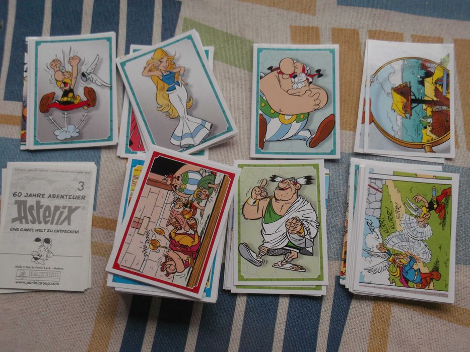 Cromos ASTERIX 60 anos de Aventura  2019