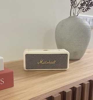 Coluna Portátil Marshall Emberton III (Cream)  |Nova