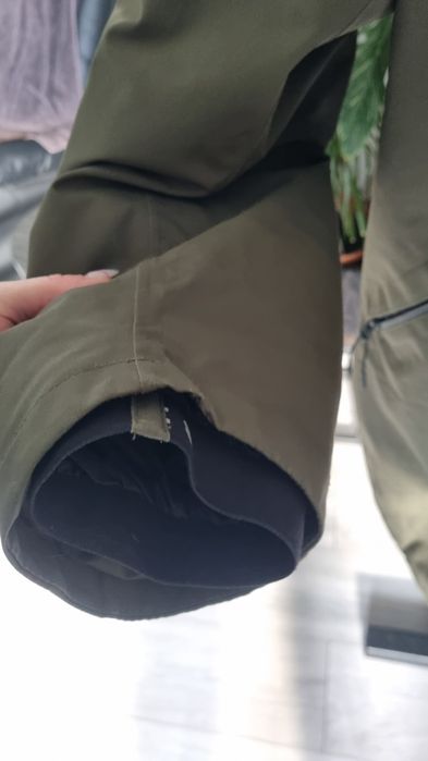 Kurtka zimowa ocieplana khaki 44 XXL