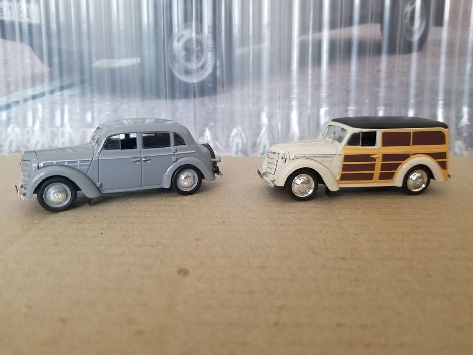 Машинки ЗИС, ГАЗ, Москвич, НАМИ автолегенды СССР 1:43