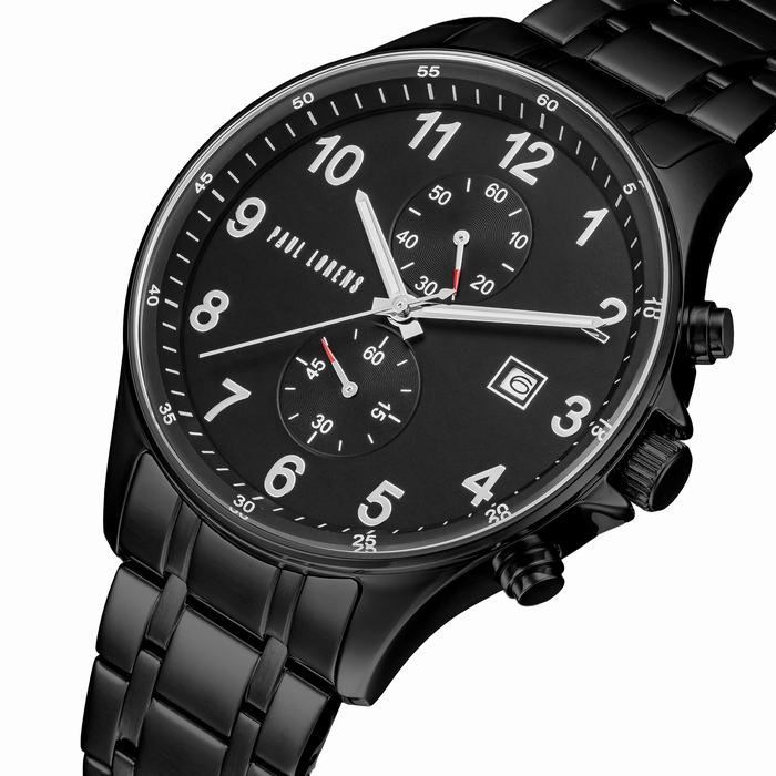 zegarek męski paul lorens pl20002b-1a5 + box