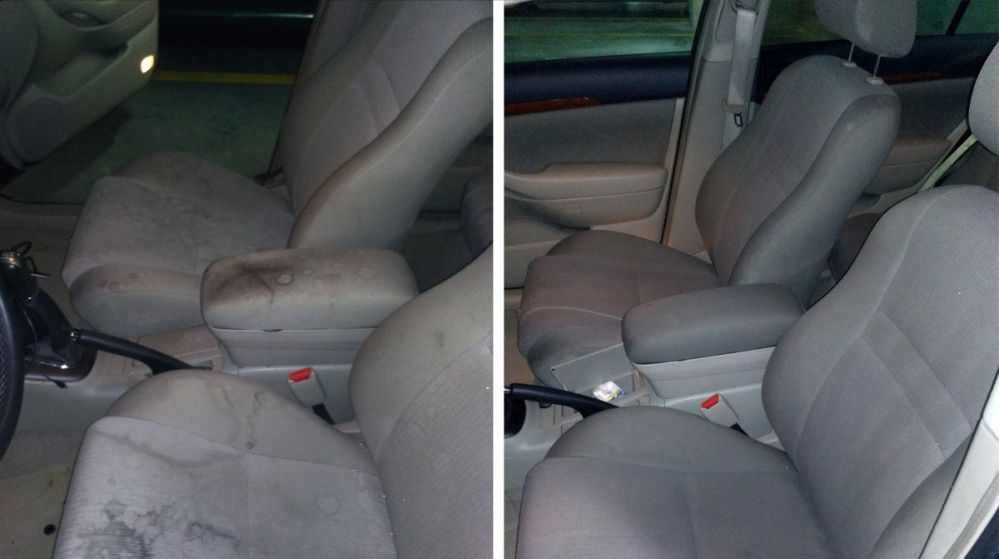 Pranie czyszczenie mycie tapicerki samochodowej narożniki fotele