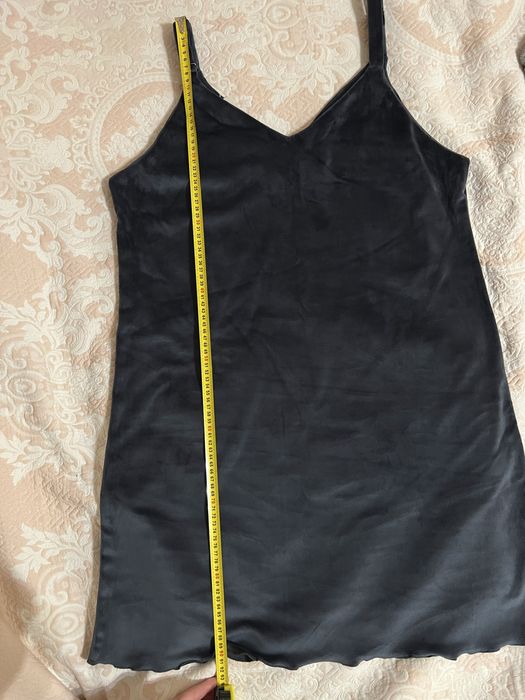Нічна велюрова сорочка, колір Графіт, розмір XL/XXL