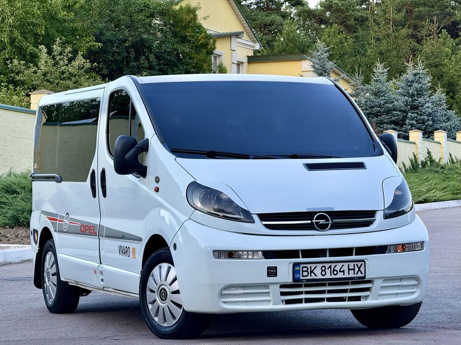 Opel Vivaro 1.9 ПАСАЖИР 9 Місць! Ідеальний Стан Гаражне зберігання 1 ВЛАСНИК!