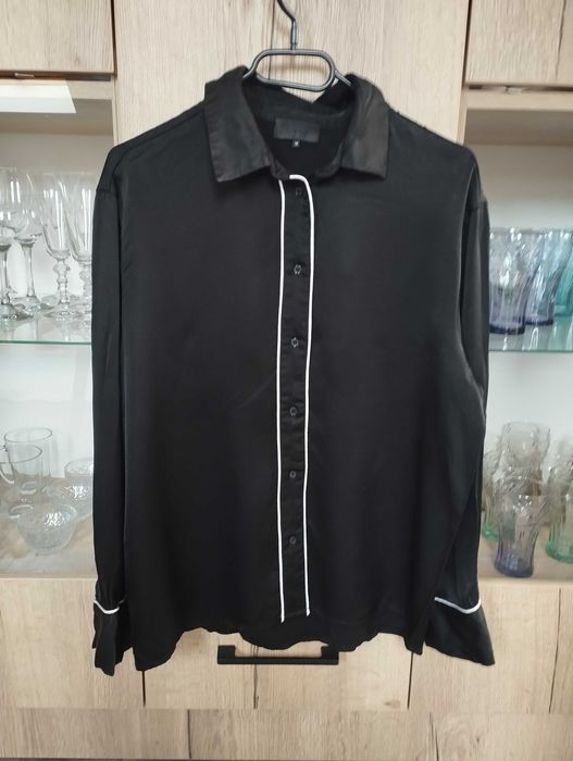 Koszula czarna klasyczna levete rozmiar M