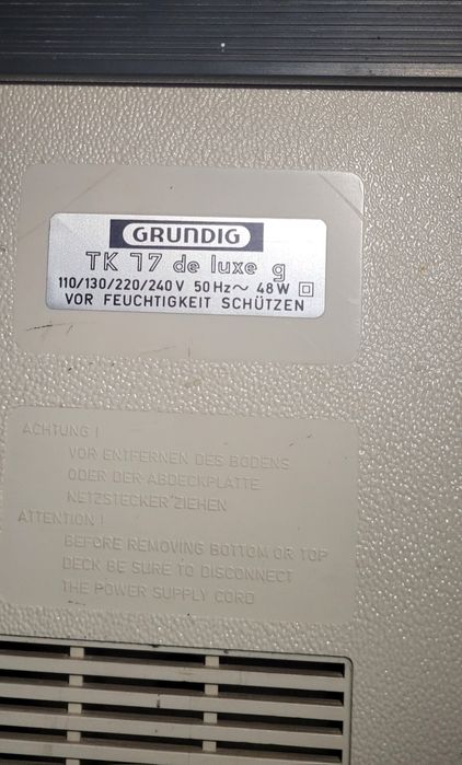 Magnetofon szpulowy GRUNDIG
