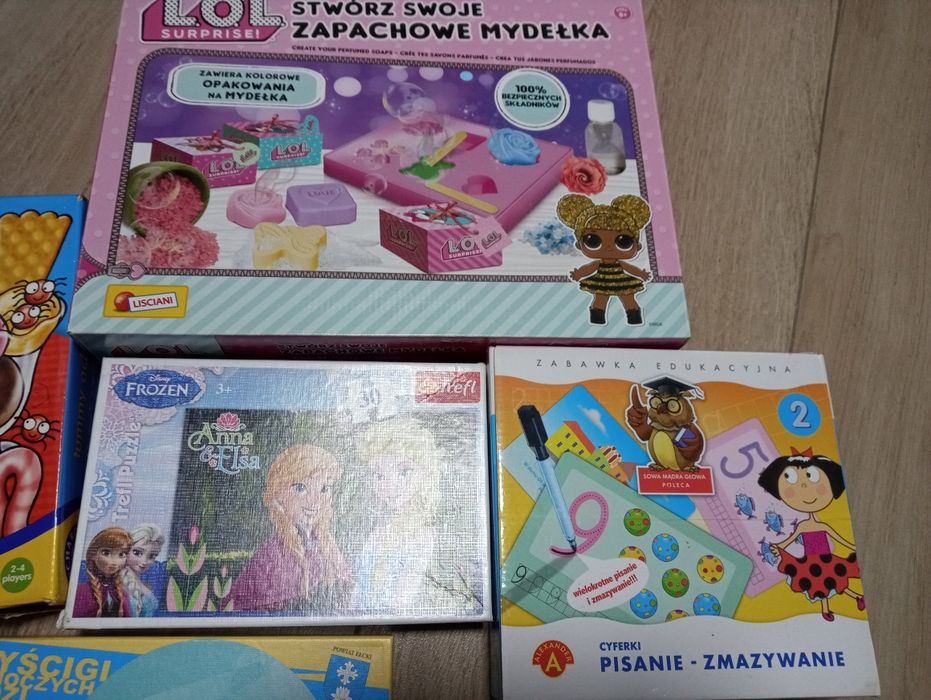 Gry puzzle fabryka mydełek lol zestaw