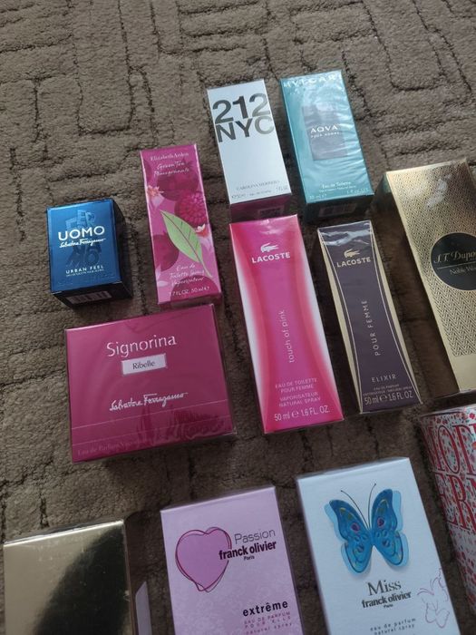 Парфум franck olivier духи  212 nyc Elizabeth  arden salvatore  feragamo bvlgari