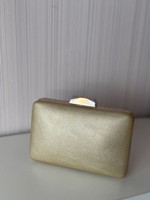 Клатч жіночий, золотий