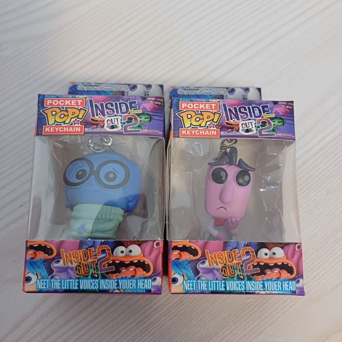 2 x Brelok Pocket INSIDE OUT 2 Strach i Smutek