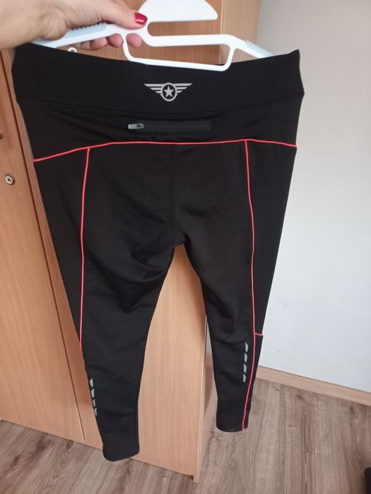 Leginsy sportowe do biegania fitness M