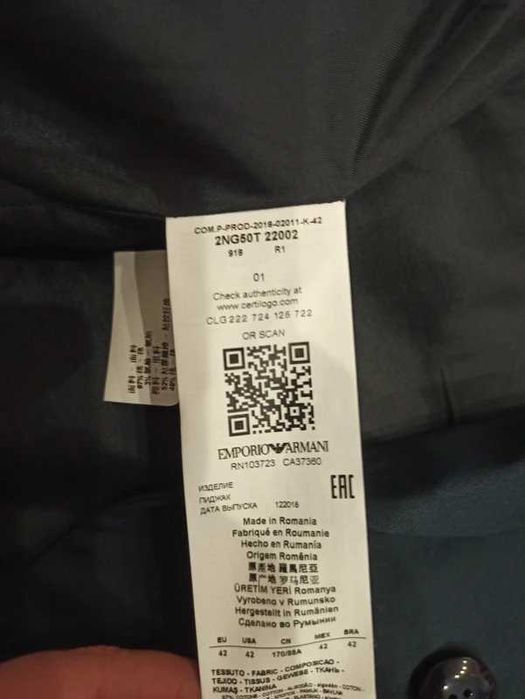 Marynarka damska Emporio Armani – rozm M/L-
