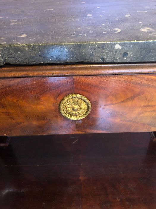 Duże biuro-konsola z epoki Empire pocz XIX w .