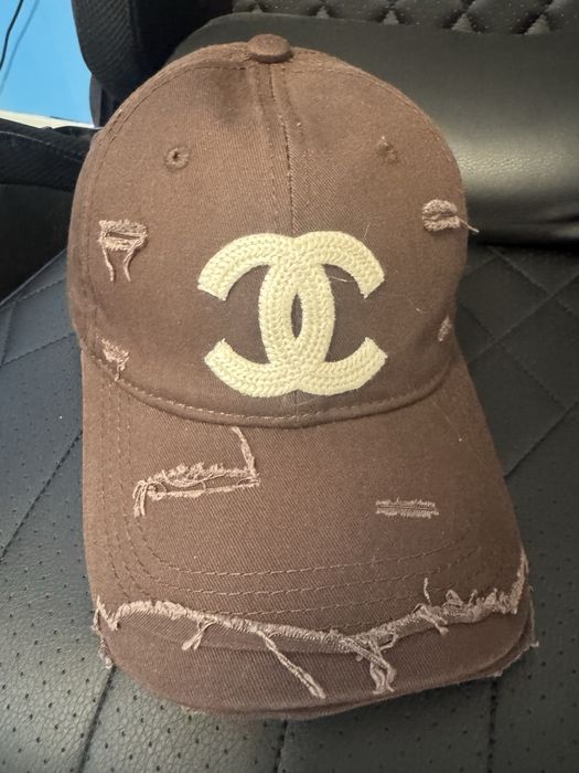 Czapka ala Chanel bawełna nowa