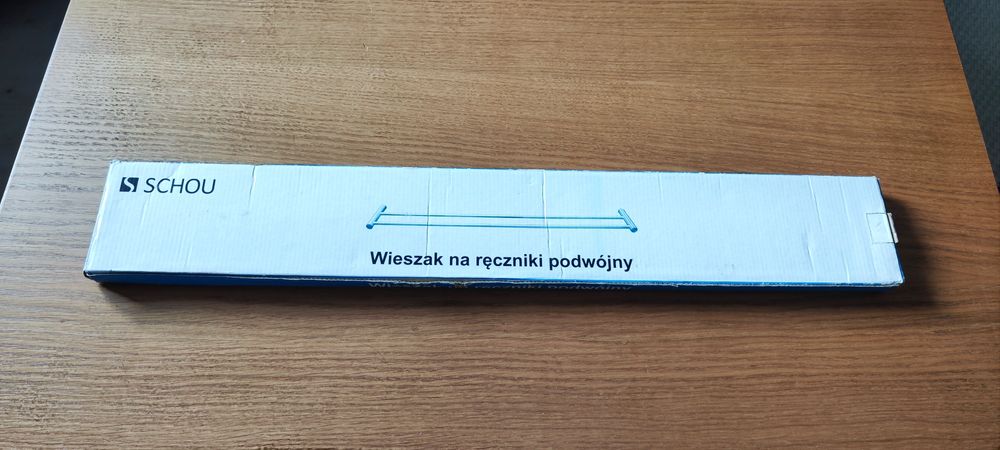 Wieszak na ręczniki podwójny