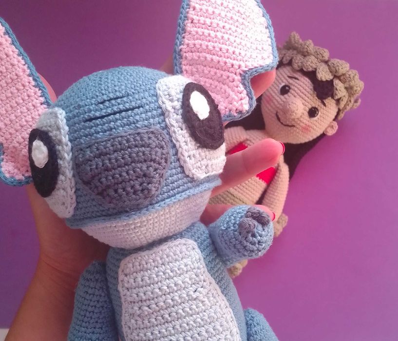 Amigurumi Stitch (feito a mão)