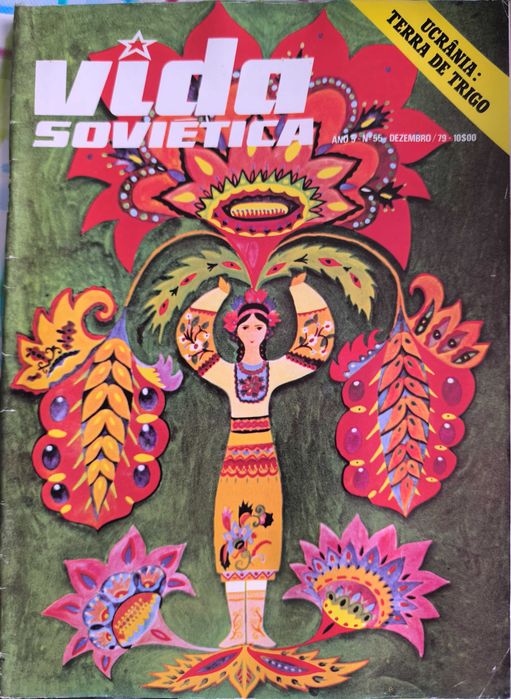 Revistas antigas "Vida Soviética"