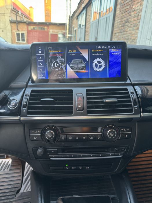 Дисплей Android магнітола 8/64GB CarPlay BMW X5 Е70 X6 Е71