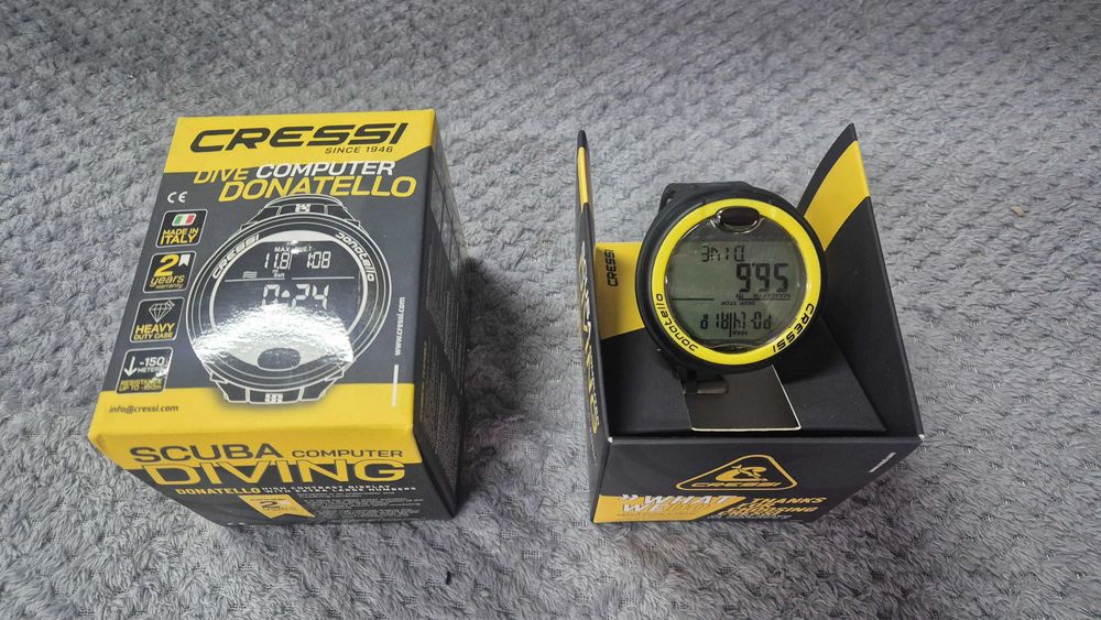 Komputer nurkowy Cressi Donatello nurkowanie rekreacyjne